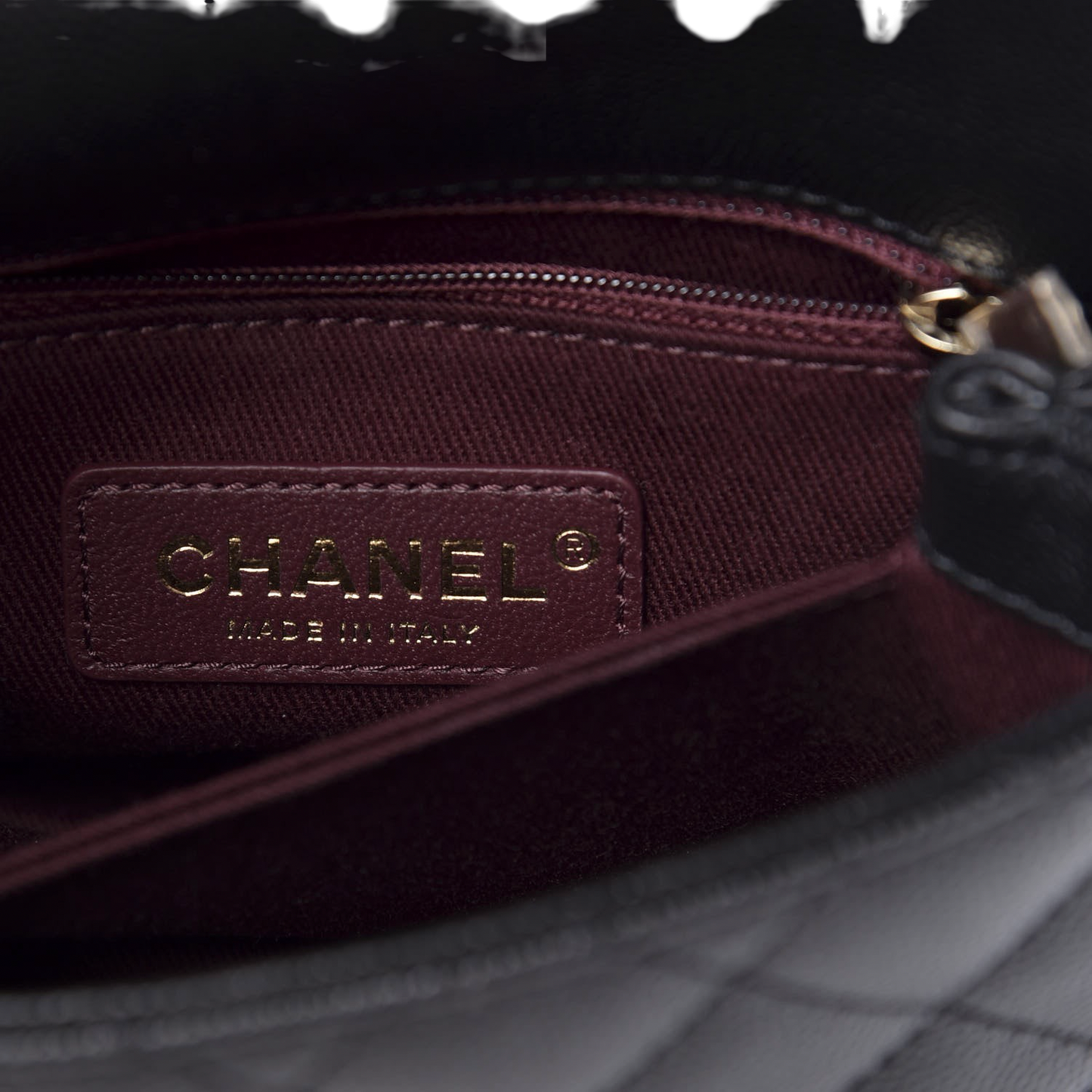 Chanel Quilted Caviar Small Cocohandle Bag- SHW/ Black