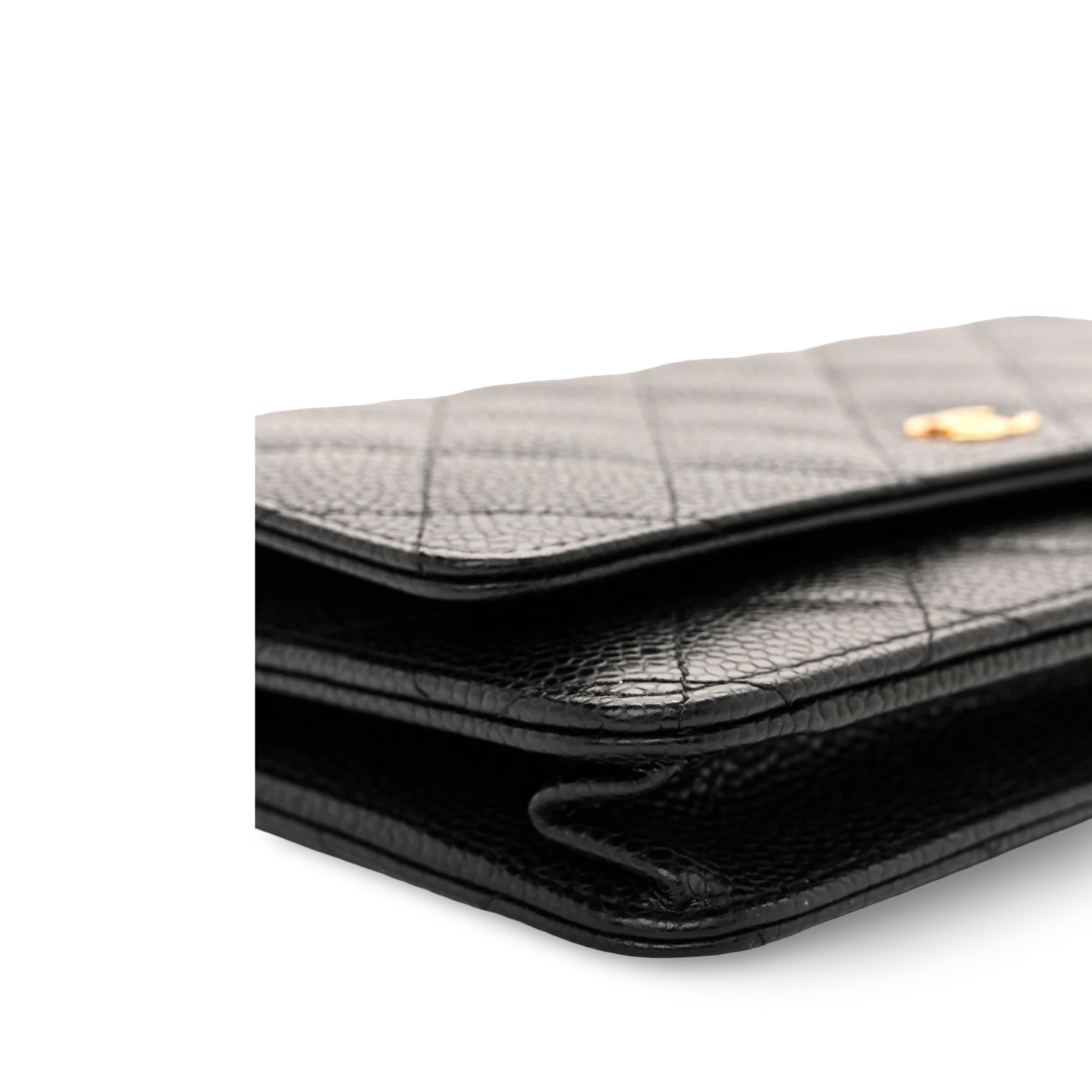 Chanel Quilted Caviar WOC - GHW/ Black