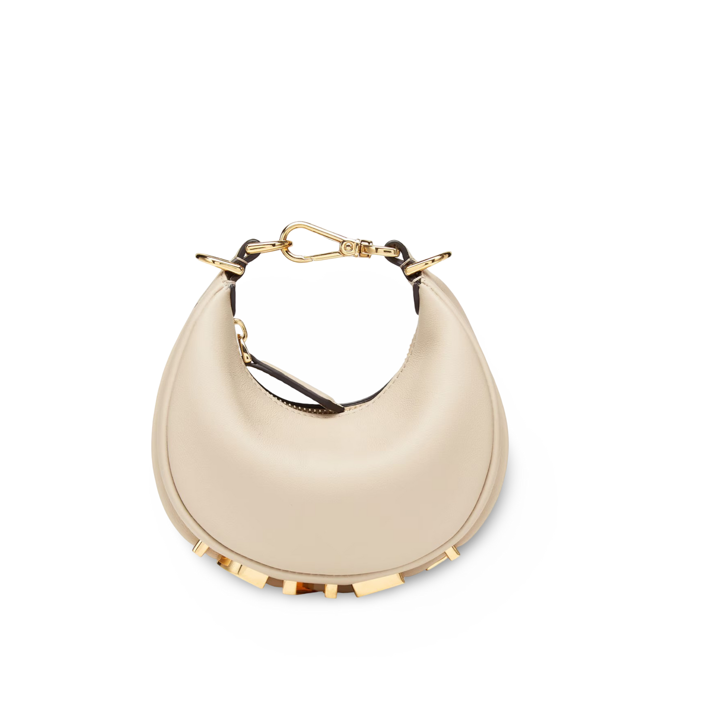Fendi Nano Fendigraphy Hobo bag - GHW / White