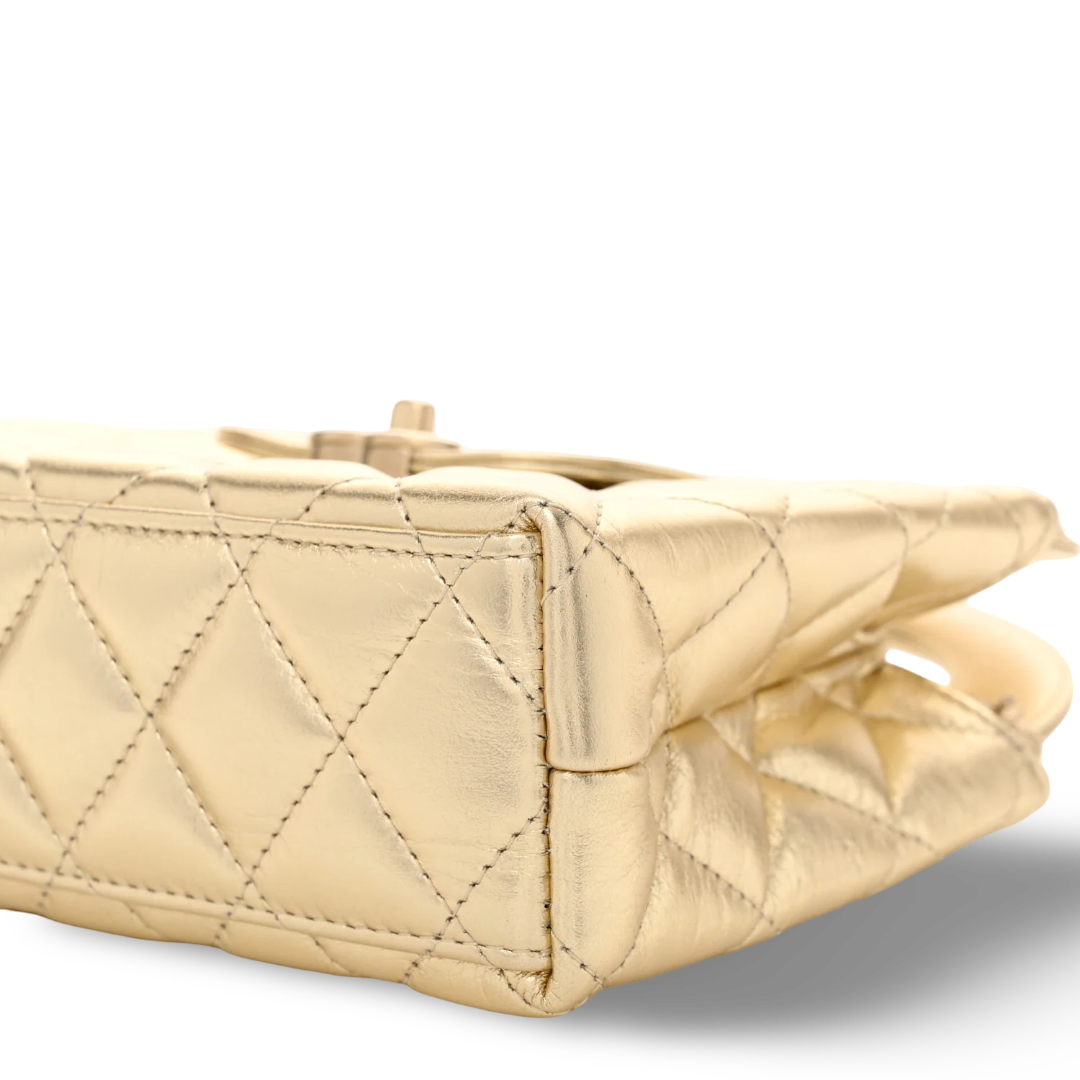 Chanel Quilted Shinny Calfskin 25C Small Kelly Bag - GHW / Gold