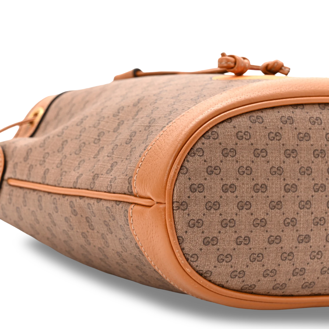 Gucci X DISNEY Mini Vintage GG Supreme Monogram Bucket Bag - GHW /Beige