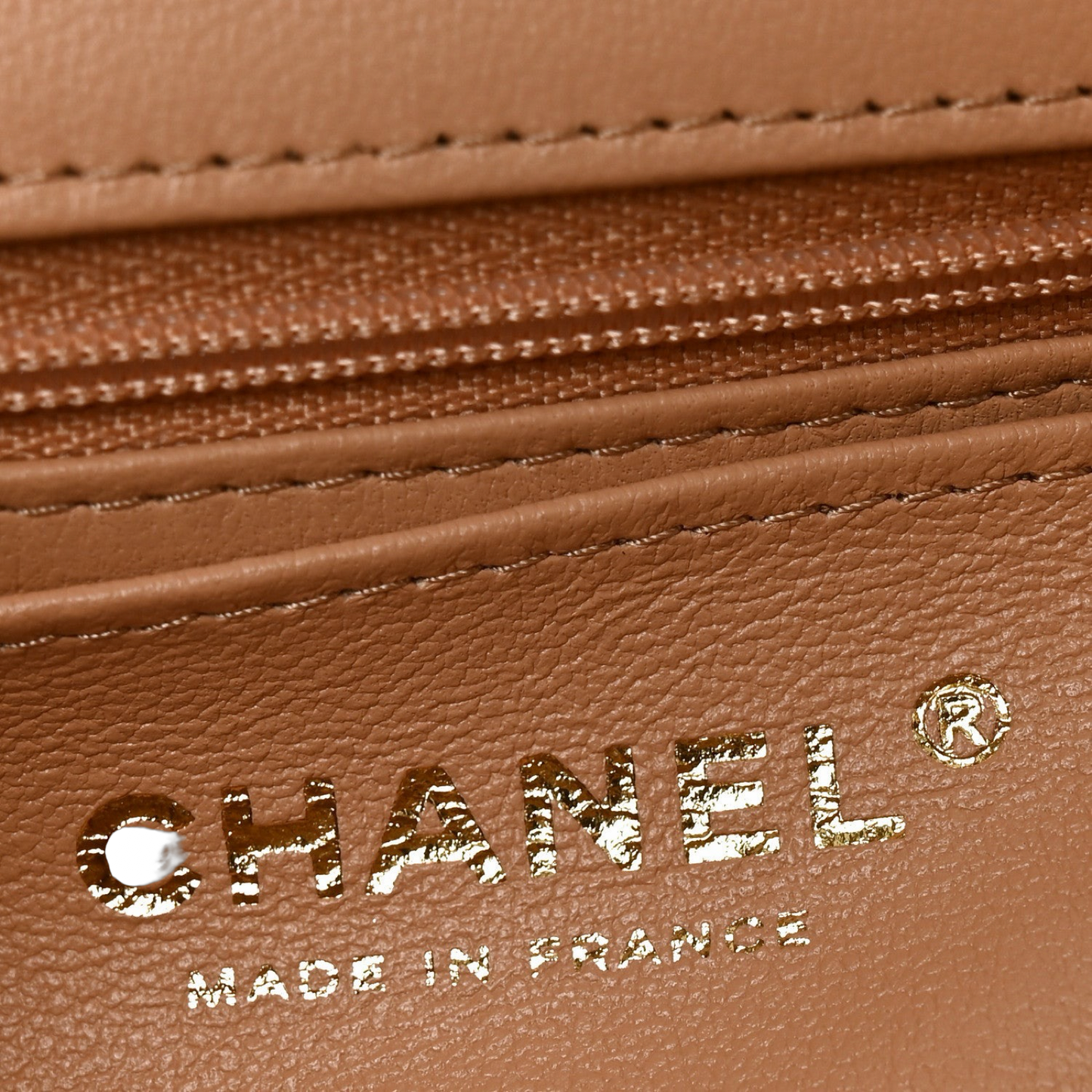 Chanel 25A Quilted Lambskin Rectangular Mini Top Handle Flap - GHW / Beige