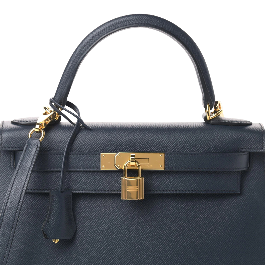 Hermes Epsom Kelly Sellier 28 - GHW / Bleu Nuit