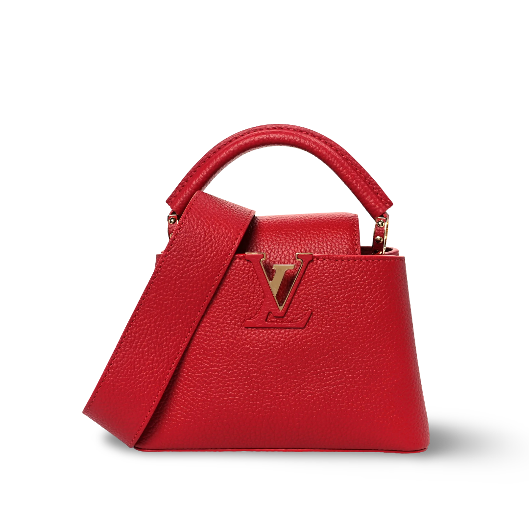 Louis Vuitton Mini Capuchines Bag - GHW / Red (Deposit)