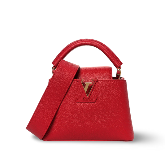 Louis Vuitton Mini Capuchines Bag - GHW / Red (Deposit)