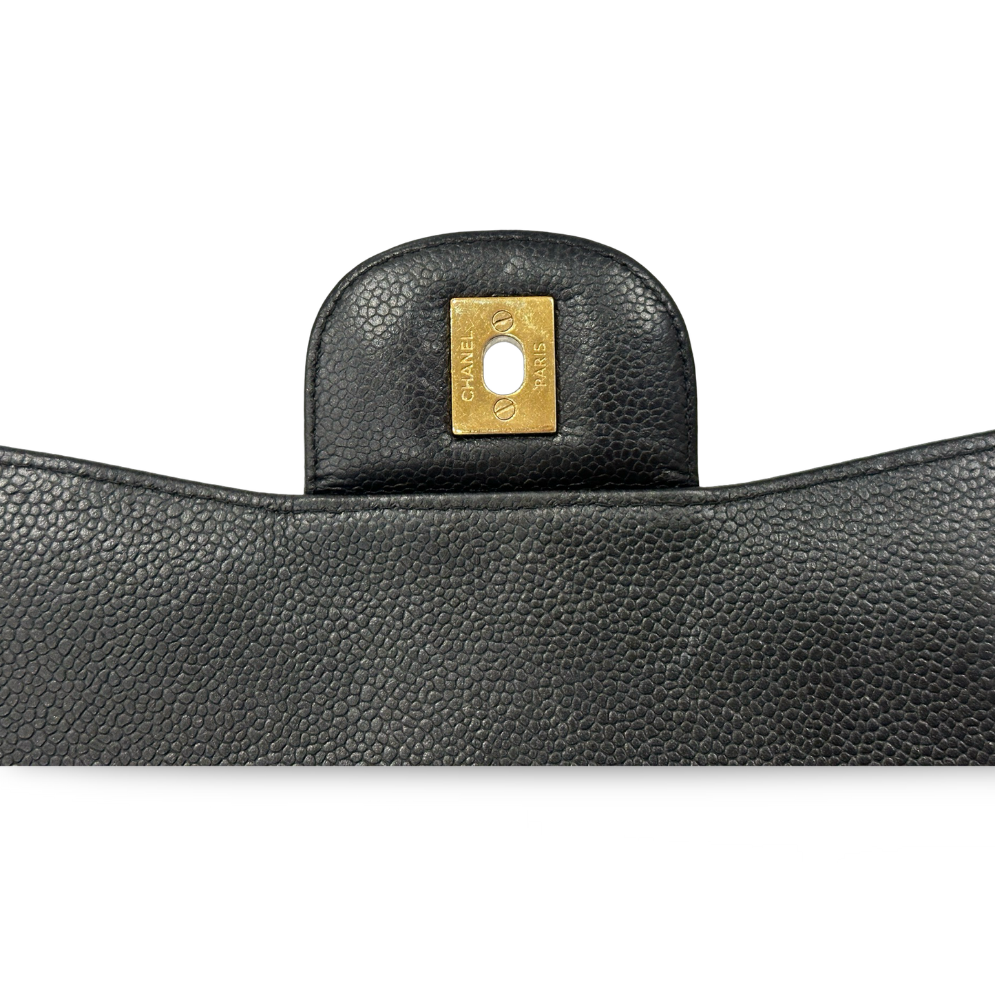 Chanel Classic Caviar Jumbo Double Flap Black