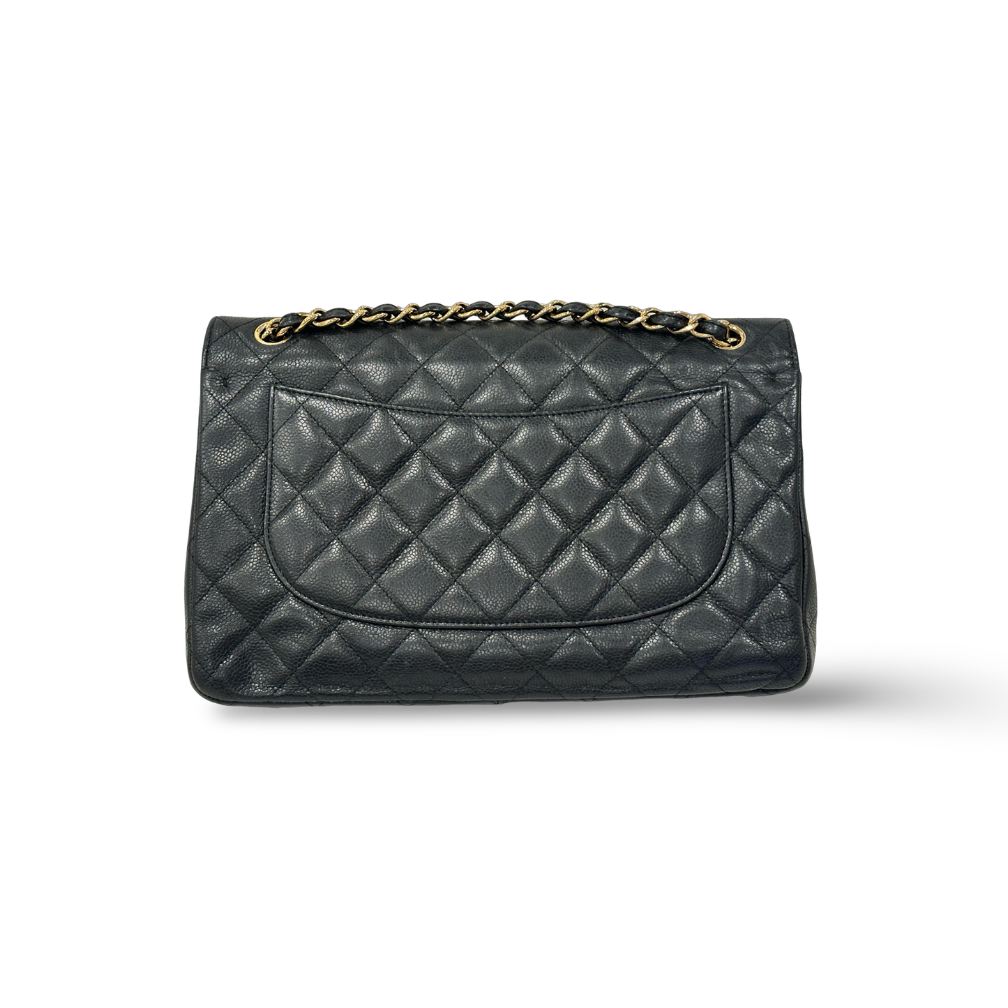 Chanel Classic Caviar Jumbo Double Flap Black