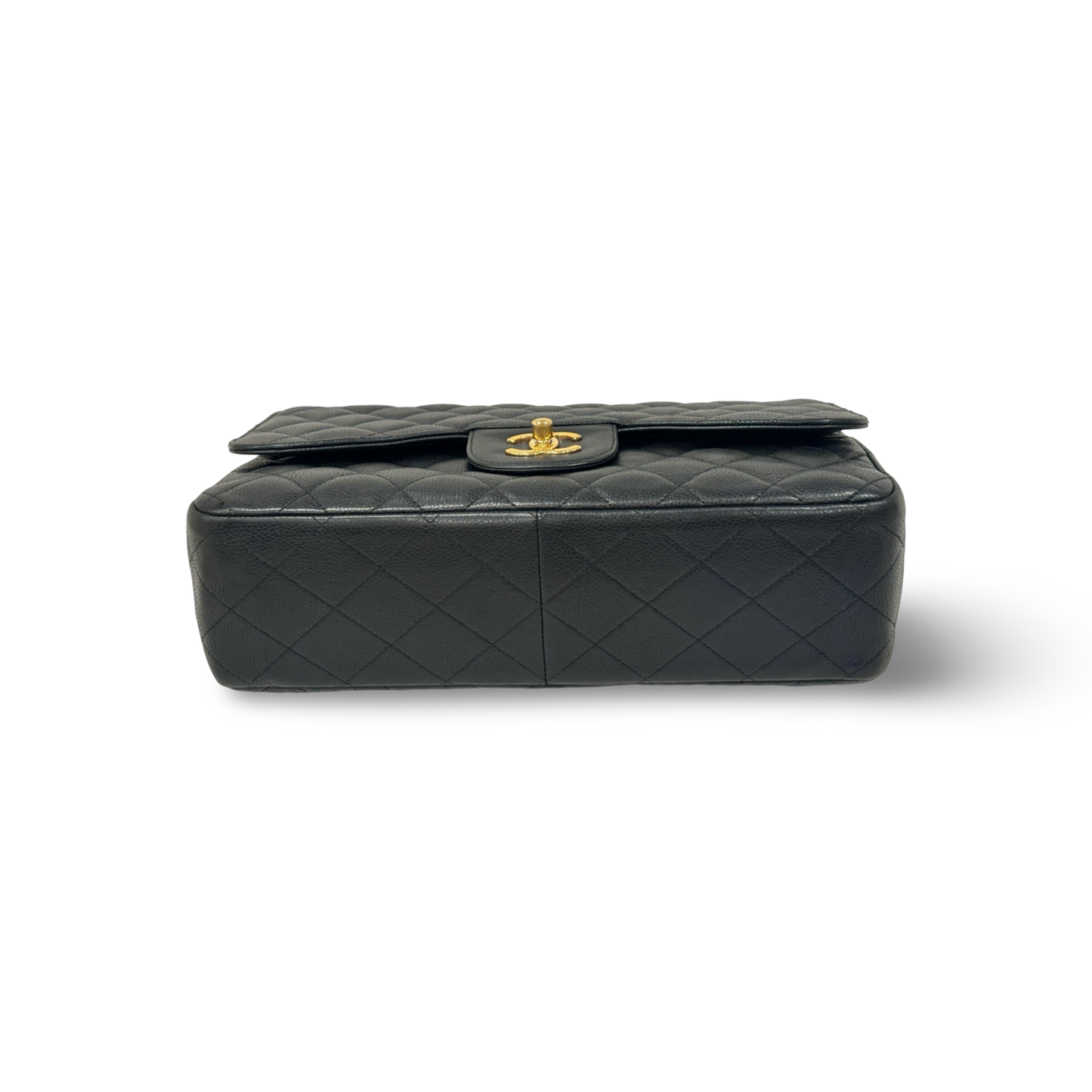 Chanel Classic Caviar Jumbo Double Flap Black
