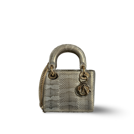 Dior Classic Sneak Skin Mini Lady Bag