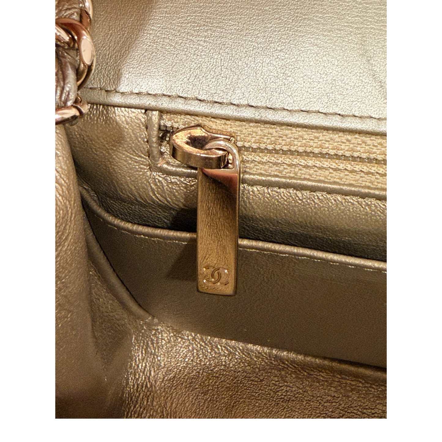 Chanel Quilted Patent Mini Square Single Flap - GHW / Gold