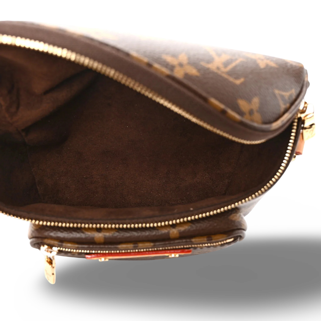 Louis Vuitton Monogram Mini Bumbag - GHW/ Brown