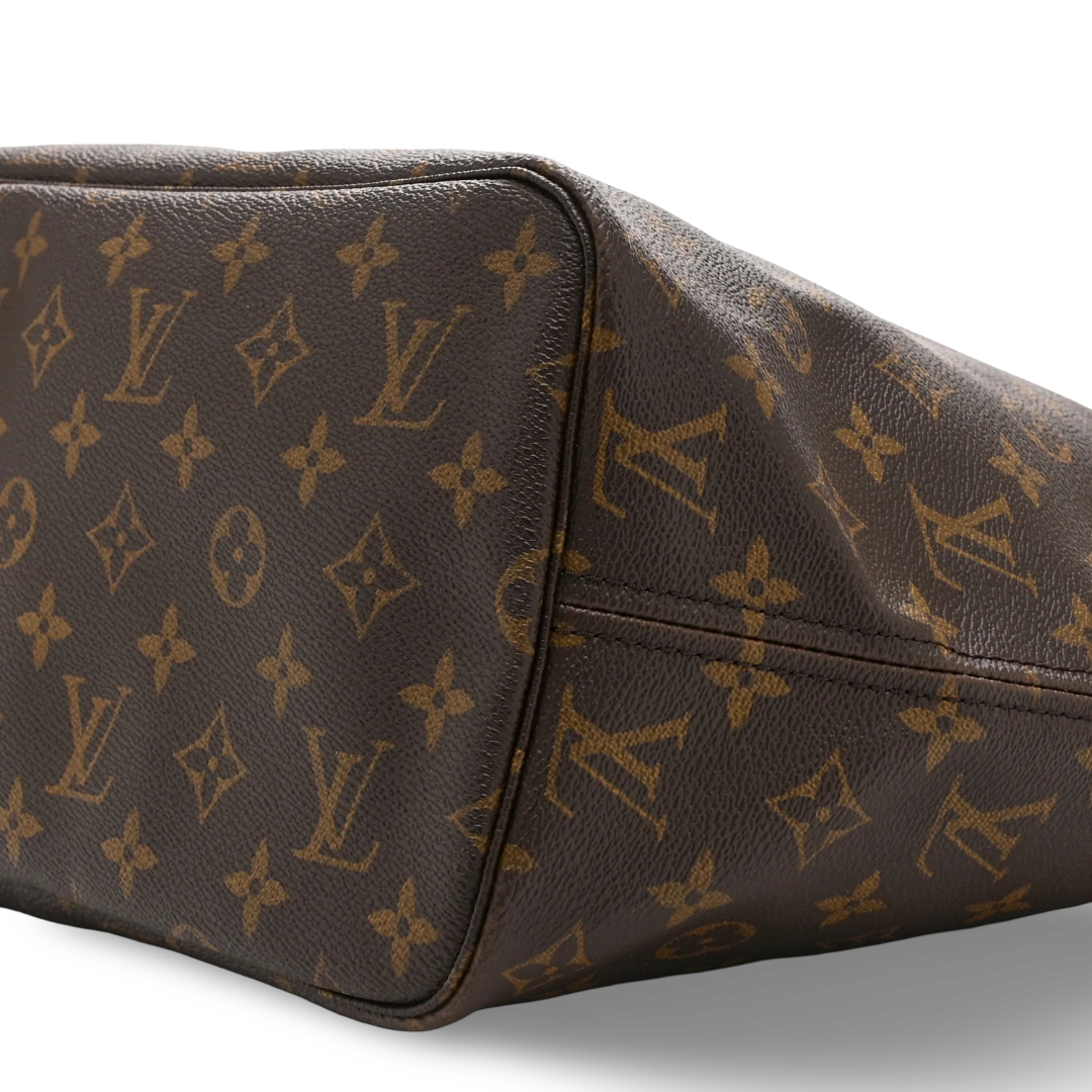 Louis Vuitton Monogram MM Neverfull Bag - GHW/ Brown