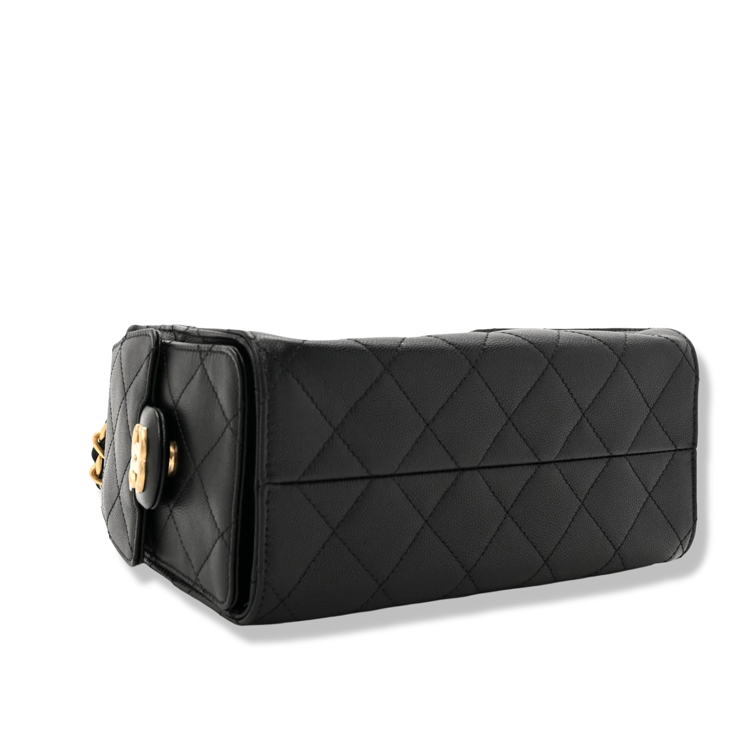 Chanel Quilted Caviar Mini 25bag - GHW/ Black