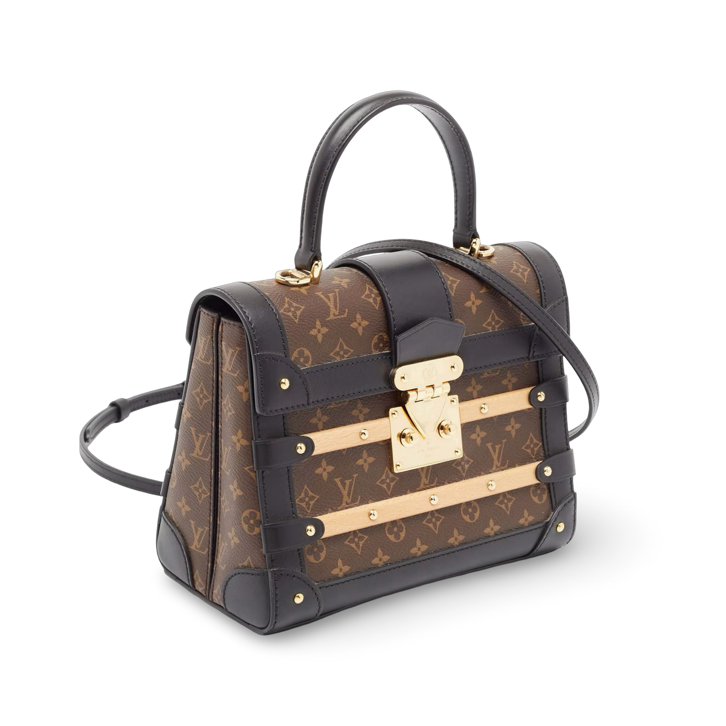 Louis Vuitton Monogram PM Trainon Hangbag -GHW /Brow.