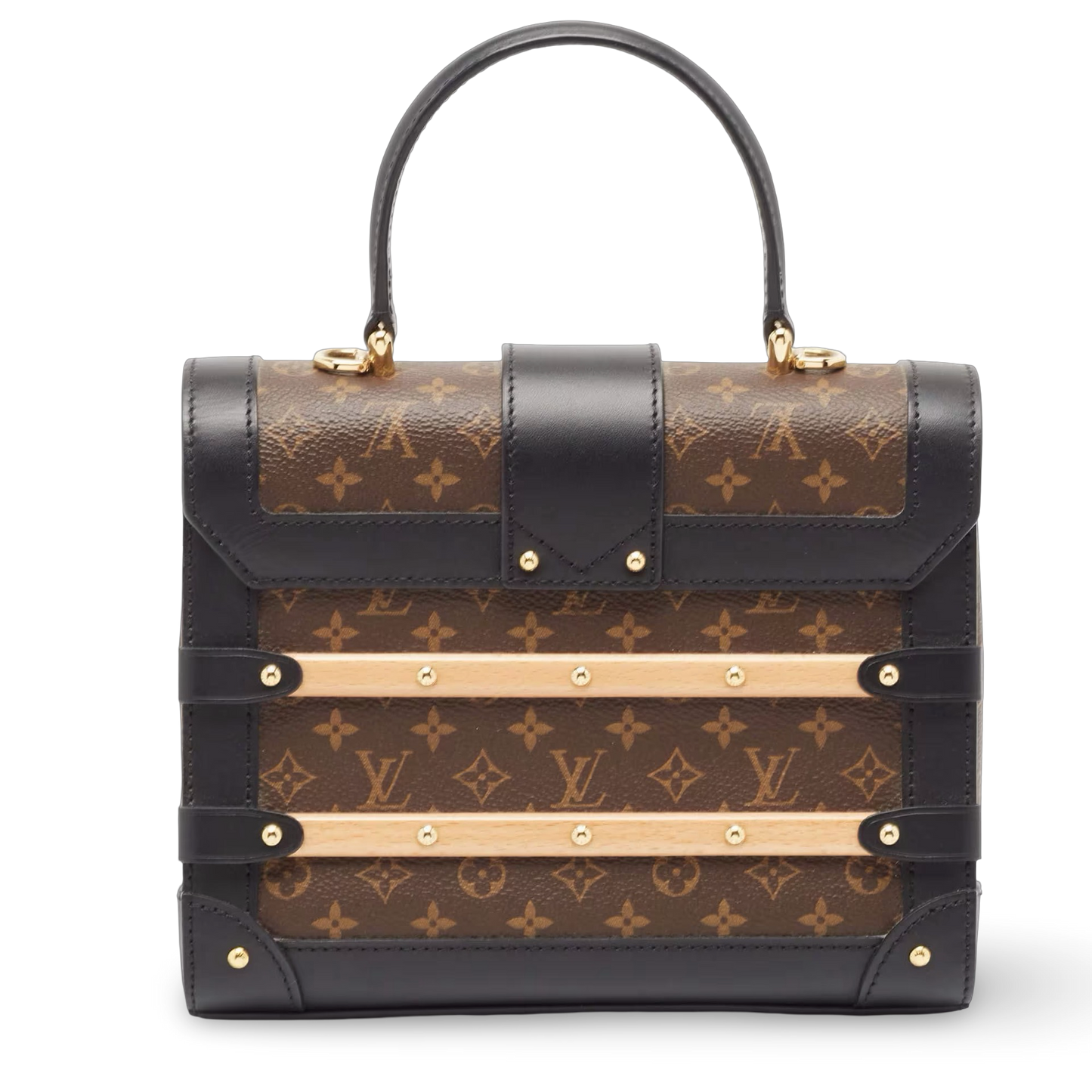 Louis Vuitton Monogram PM Trainon Hangbag -GHW /Brow.