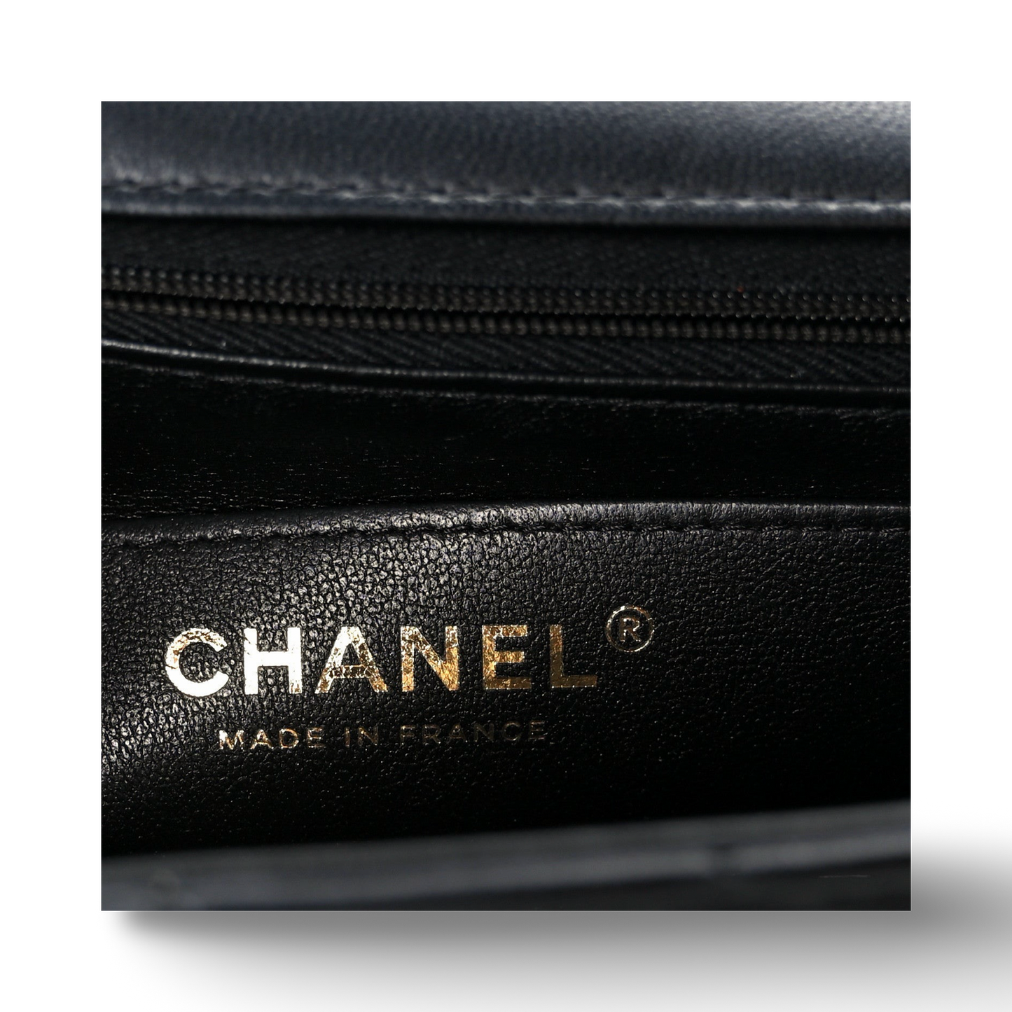 Chanel Quilted Lambskin Mini Rectangular Single Flap Bag - GHW / Black