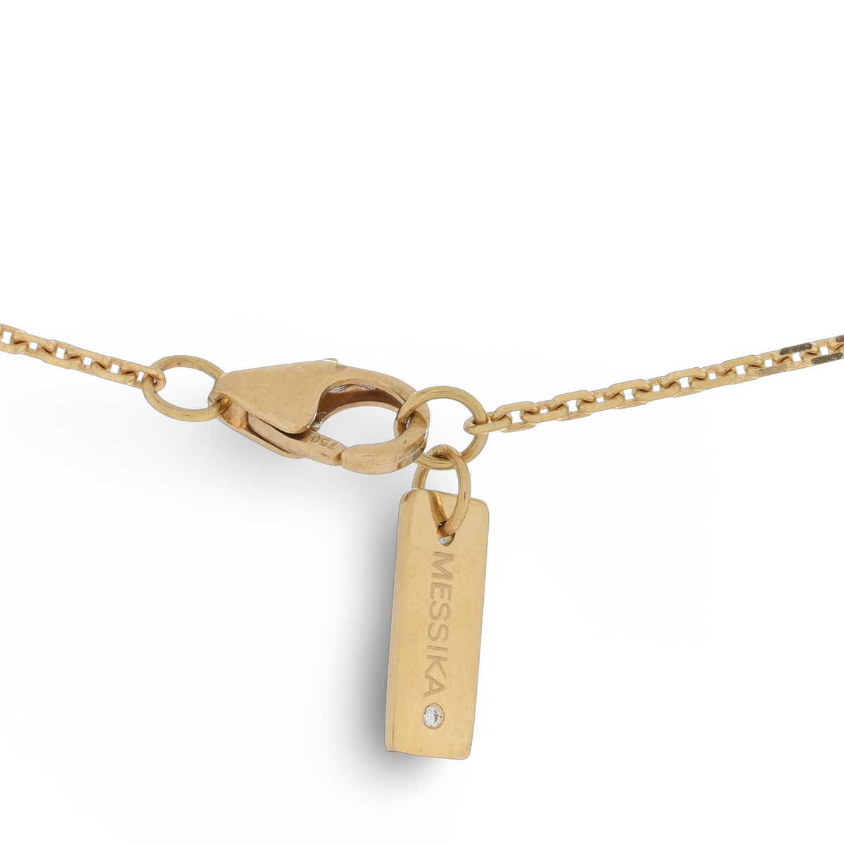 Messina 18K Yellow Gold Diamond Baby Move Necklace