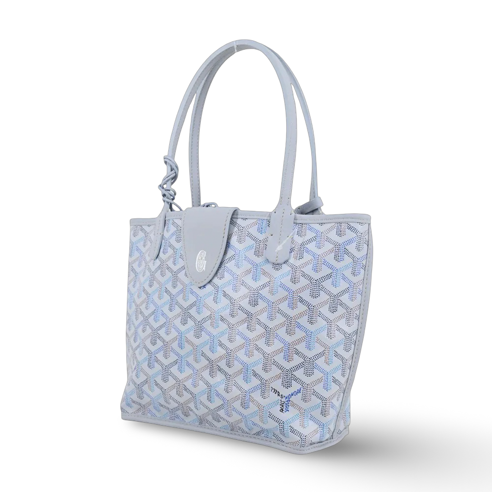 Goyard Goyardine Reversible Mini Anjou - Polar Blue