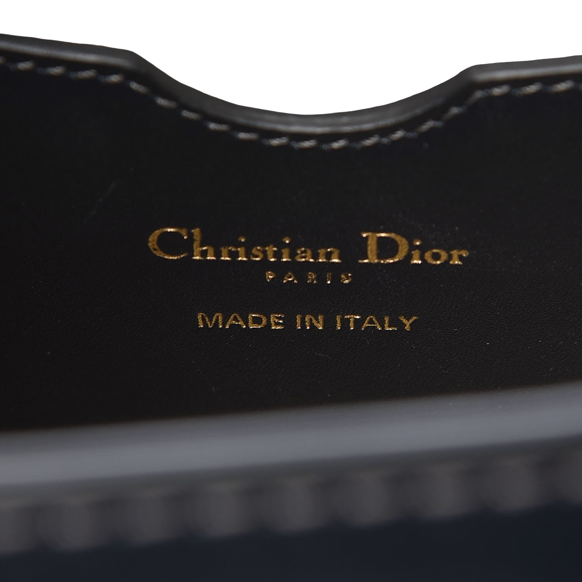 Dior Cavas Oblique Mini Tote Bag  - GHW/ Navy