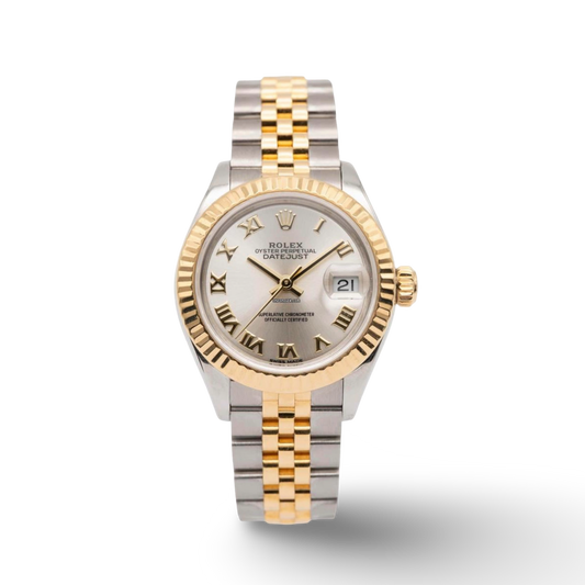 Rolex Stainless Steel 28mm Lady Dayjust Two Tone Watch (Deposit)