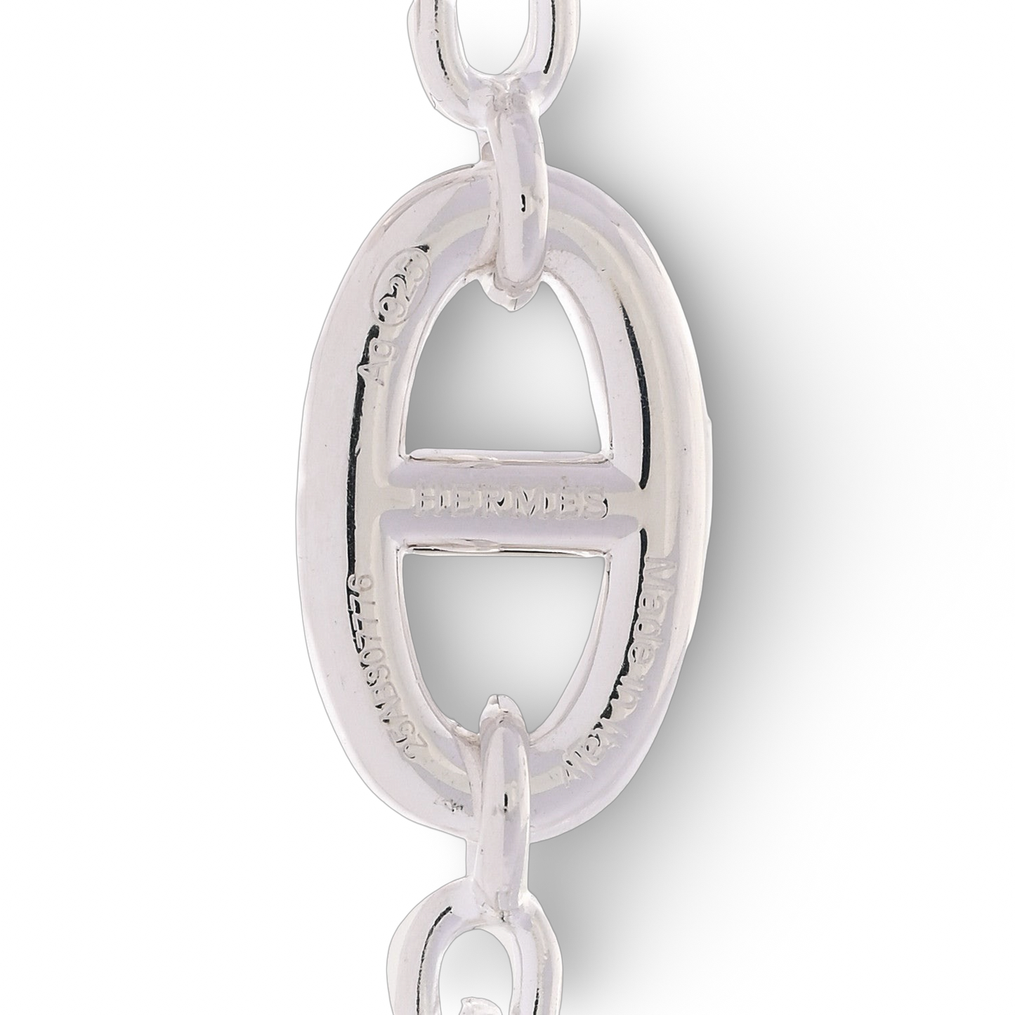 Hermes Sterling Sliver Farandole Necklace 120