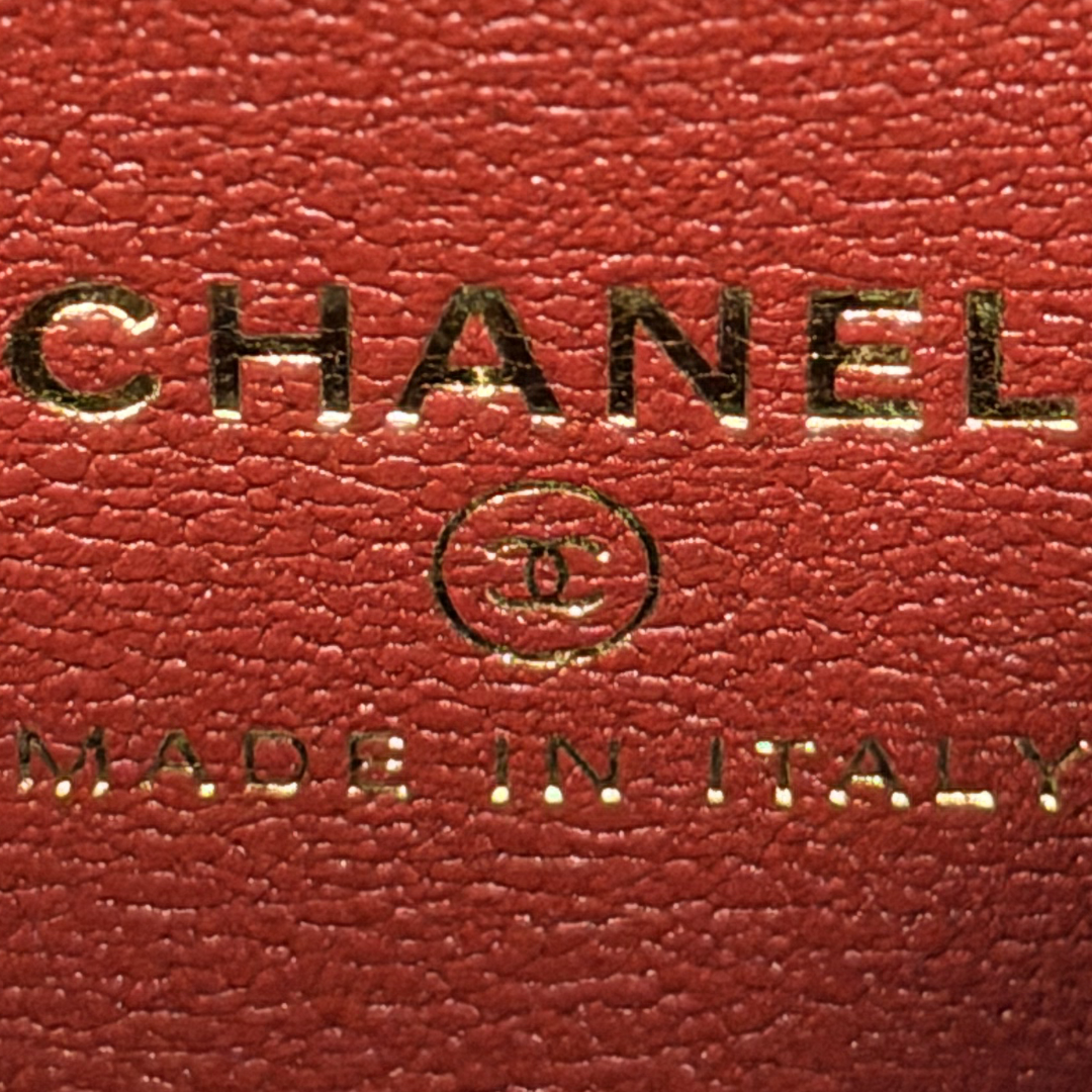 Chanel Quilted Caviar Metallic Vanity Vag  - GHW/ Sliver