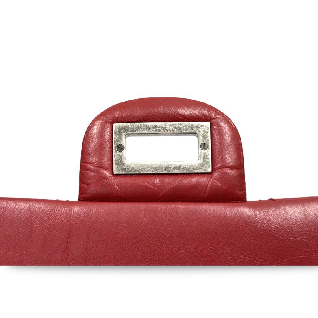 Chanel Quilted Aged Calfskin 226 Reissue 2.55 Flap Bag Red