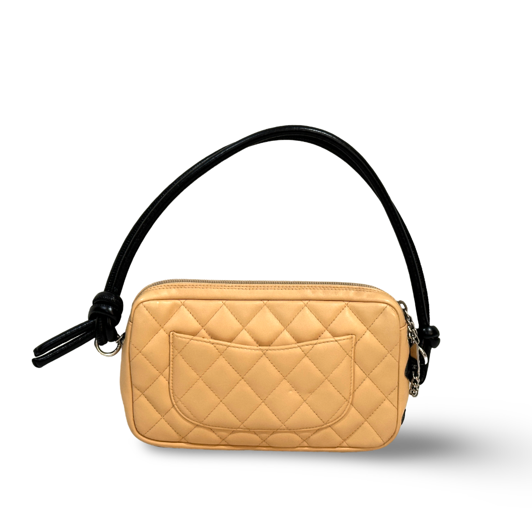 Chanel Vinage Calfskin Cambon Handbag Beige