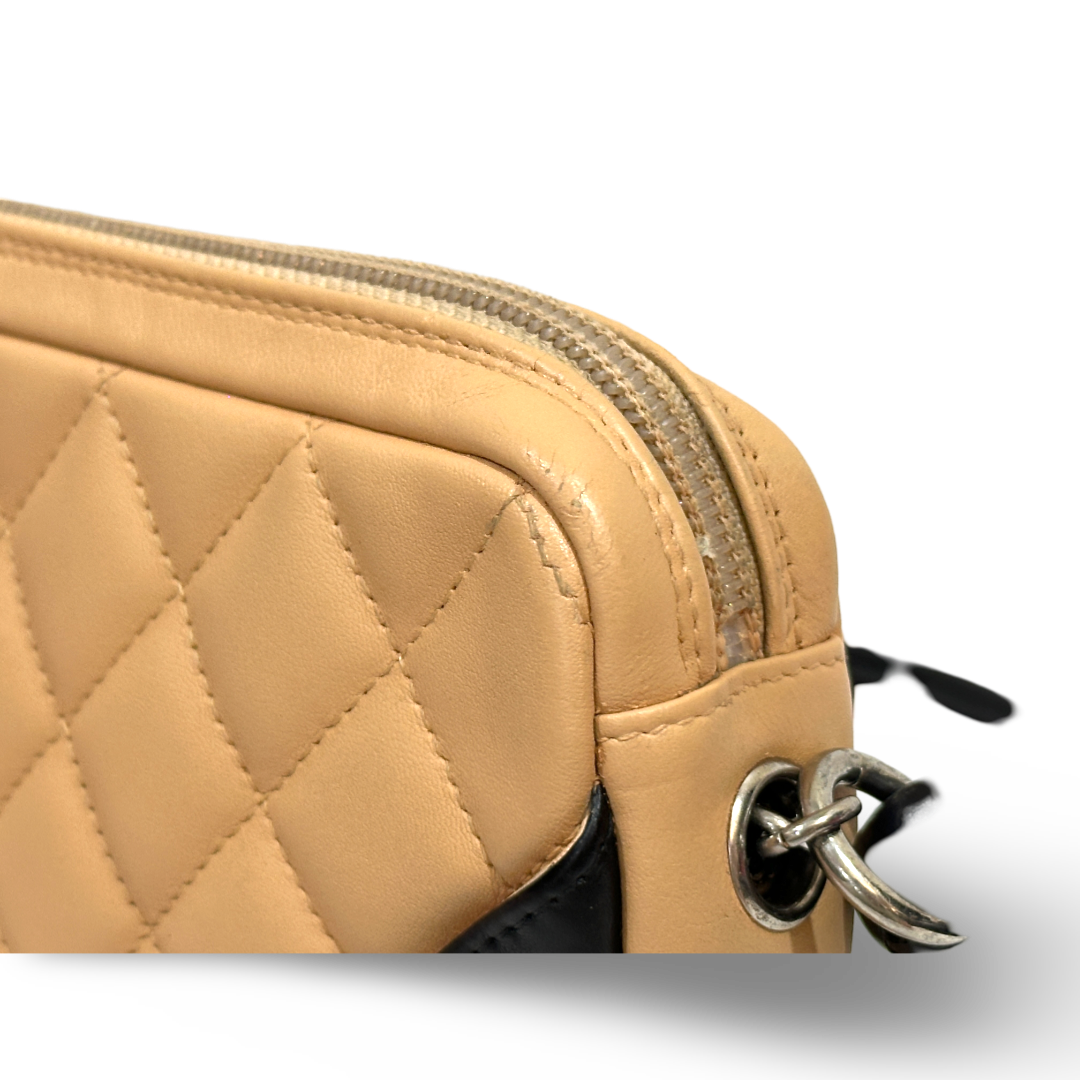 Chanel Vinage Calfskin Cambon Handbag Beige