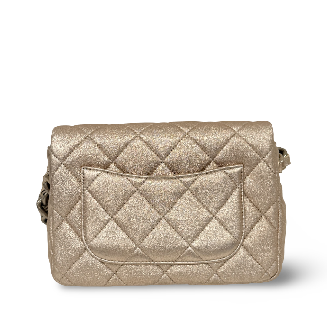 Chanel Quilted Calfskin Small Funky Town Flap - GHW / Gold
