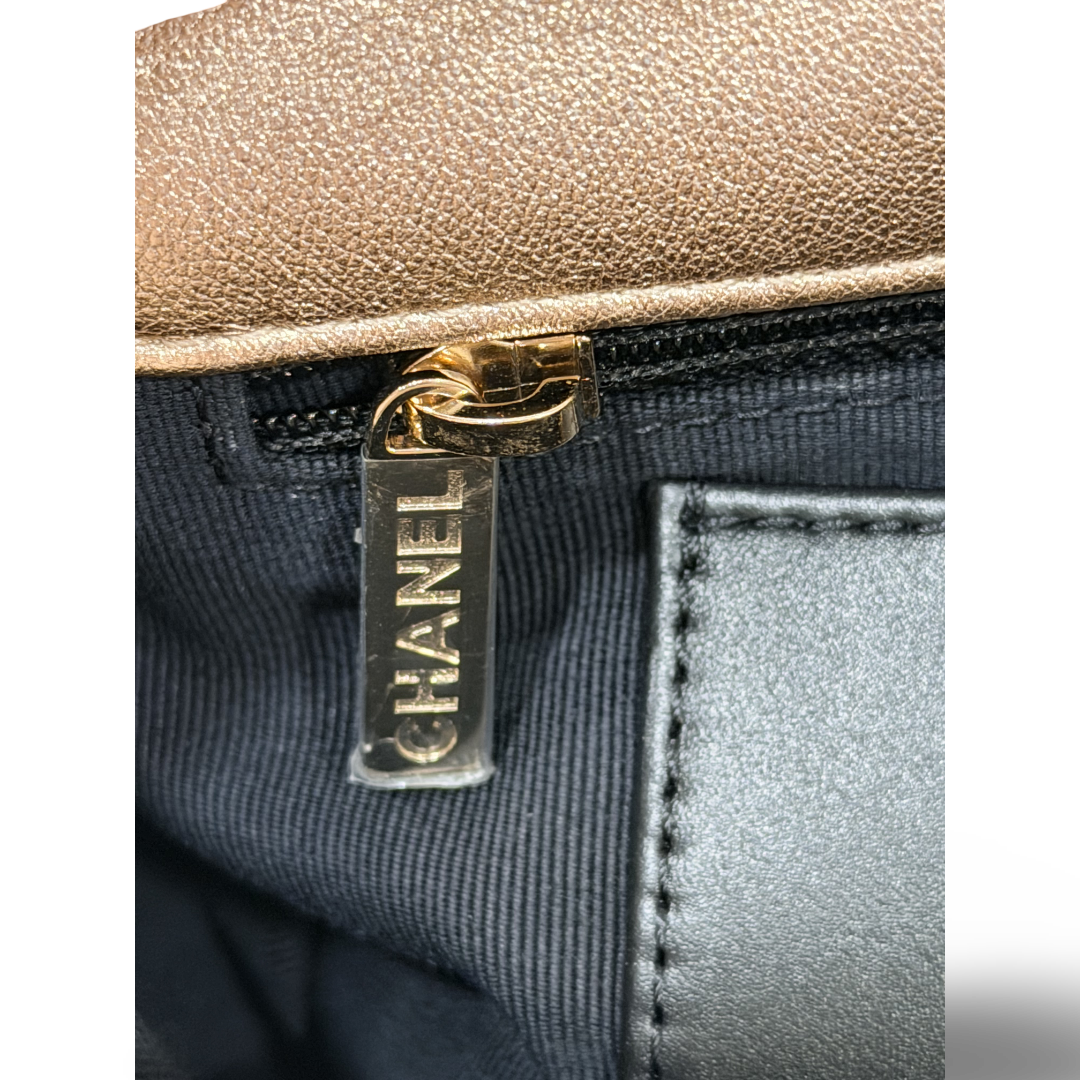Chanel Quilted Calfskin Small Funky Town Flap - GHW / Gold