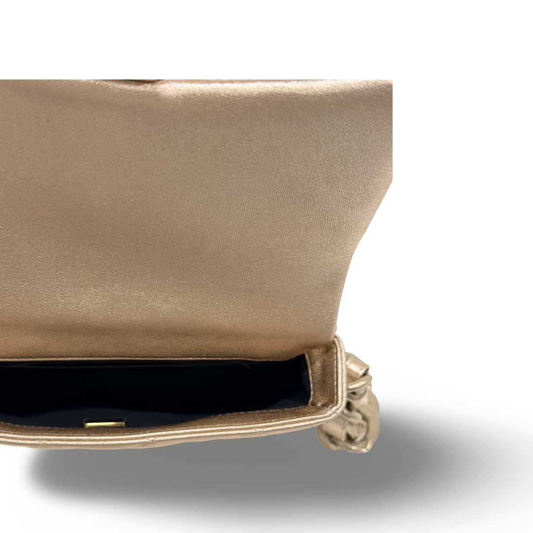 Chanel Quilted Calfskin Small Funky Town Flap - GHW / Gold