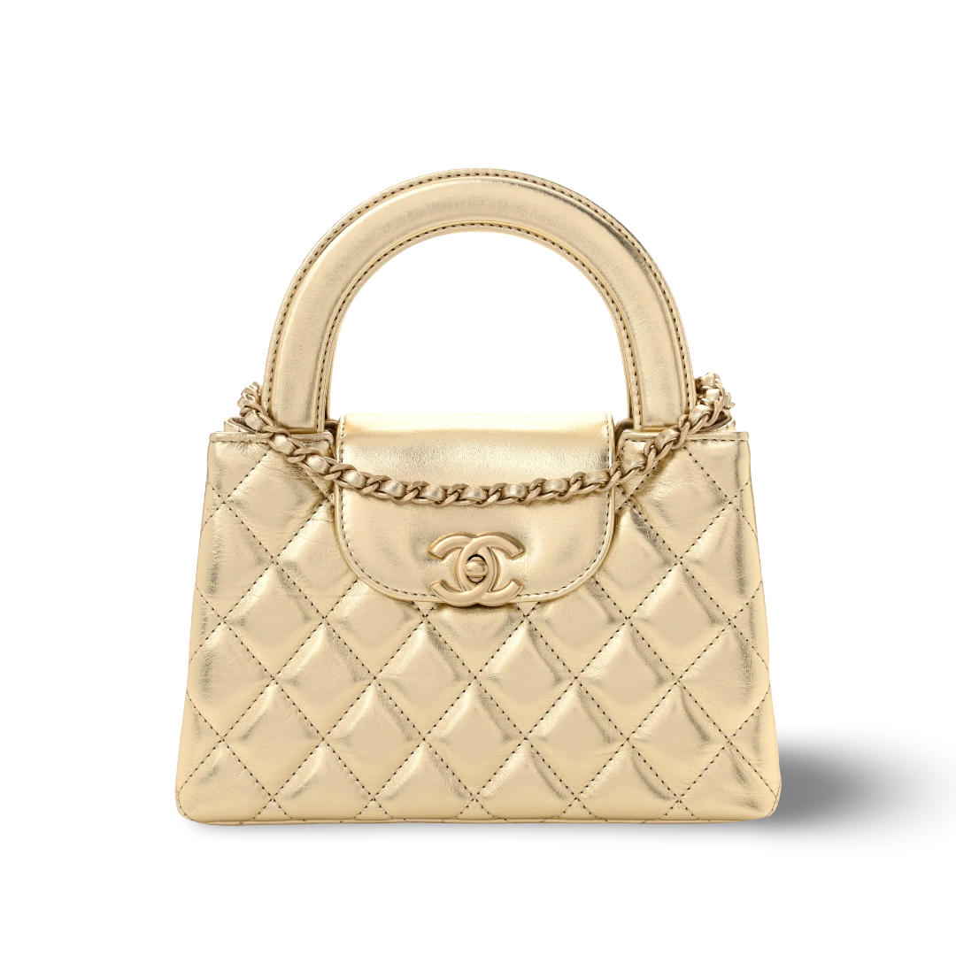 Chanel Quilted Shinny Calfskin 25C Small Kelly Bag - GHW / Gold