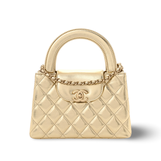 Chanel Quilted Shinny Calfskin 25C Small Kelly Bag - GHW / Gold