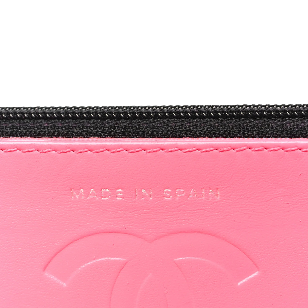 Chanel Quilted Caflskin Cambon WOC - SHW / Black