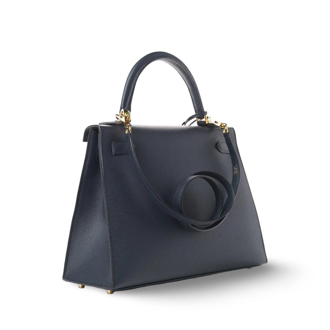 Hermes Epsom Kelly Sellier 28 - GHW / Bleu Nuit