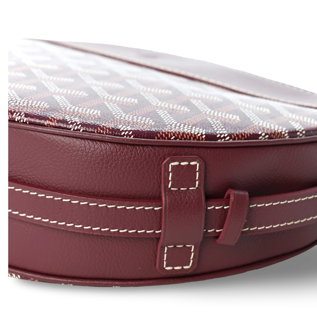 Goyard Goyardine Hirondelle Bag- SHW/ Burgundy
