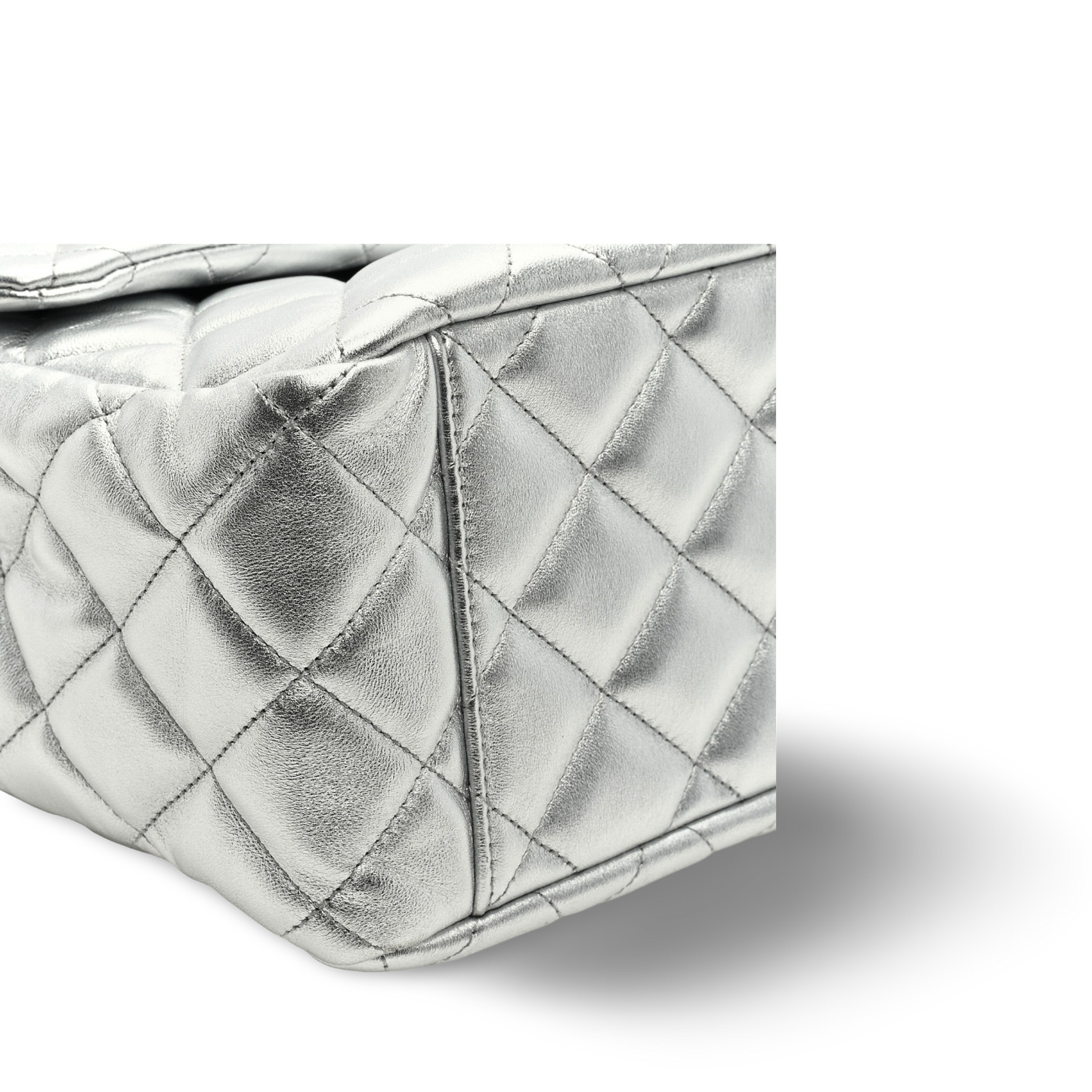 Chanel Quilted Lambskin XXL Airport Single Flap - SHW / Metallic