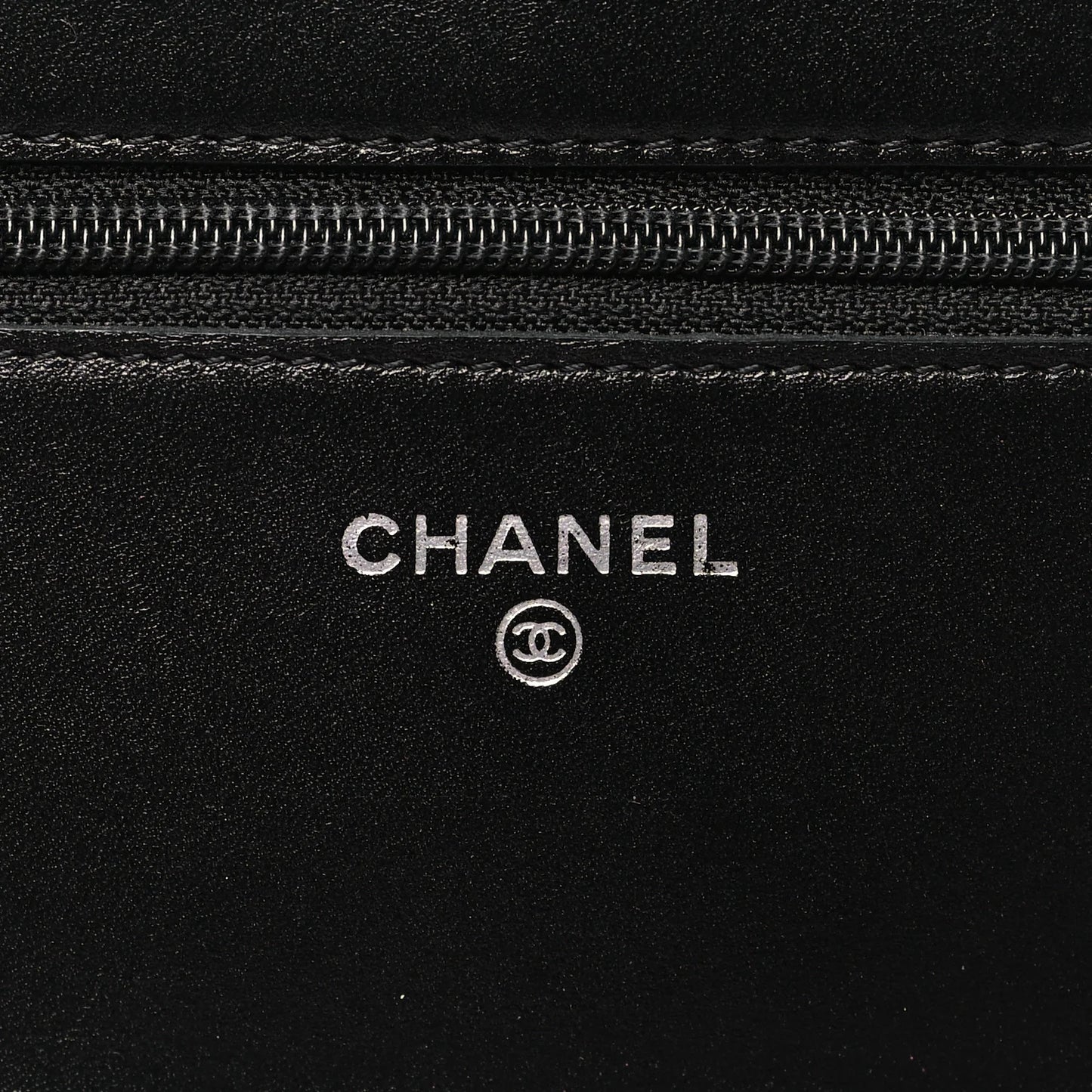 Chanel Quilted Caflskin Cambon WOC - SHW / Black