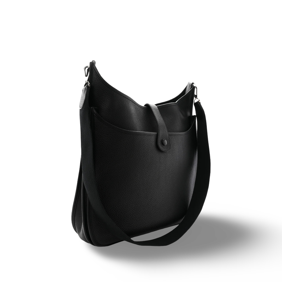 Hermes Taurillon Clemence Evelyne II GM - SHW / Black
