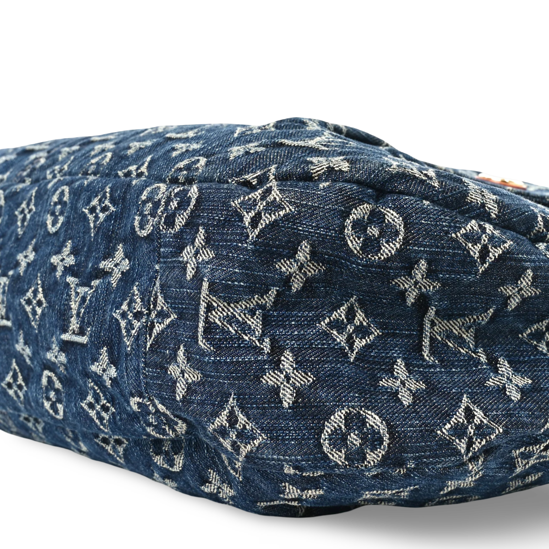 Louis Vuitton Denim GM Daily Gris Bag - GHW/ Blue
