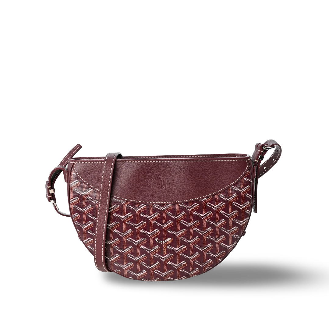 Goyard Goyardine Hirondelle Bag- SHW/ Burgundy