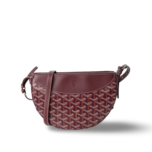 Goyard Goyardine Hirondelle Bag- SHW/ Burgundy