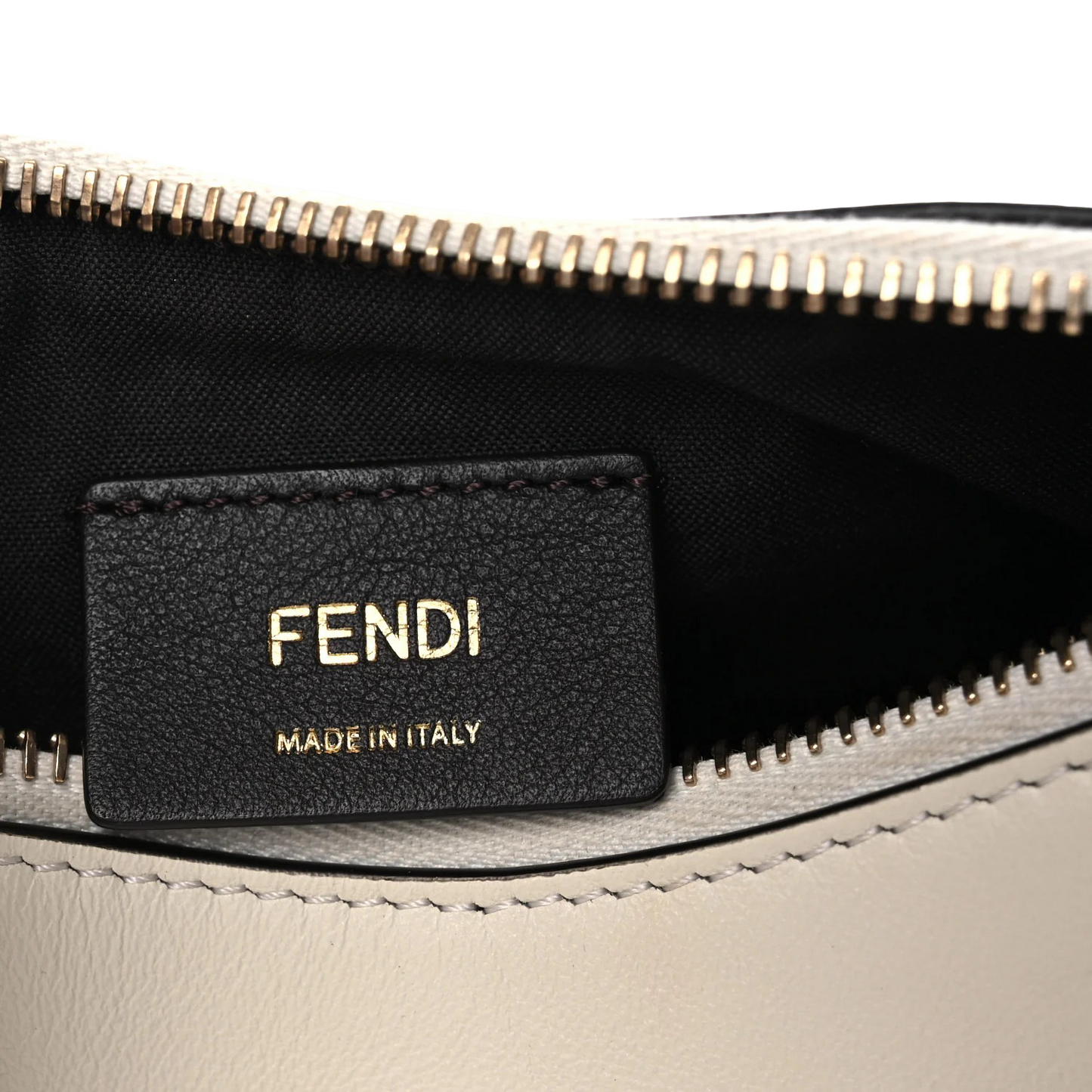 Fendi Nano Fendigraphy Hobo bag - GHW / White