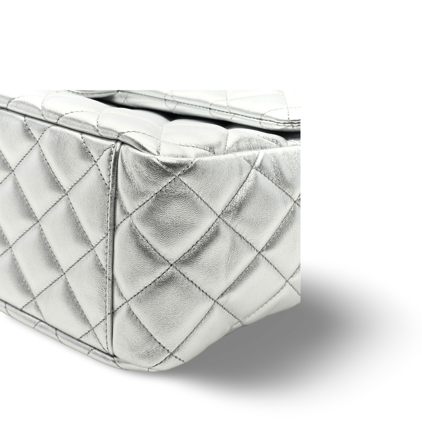 Chanel Quilted Lambskin XXL Airport Single Flap - SHW / Metallic
