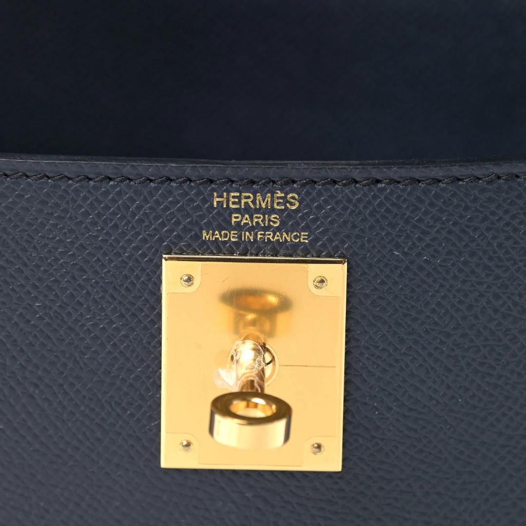 Hermes Epsom Kelly Sellier 28 - GHW / Bleu Nuit