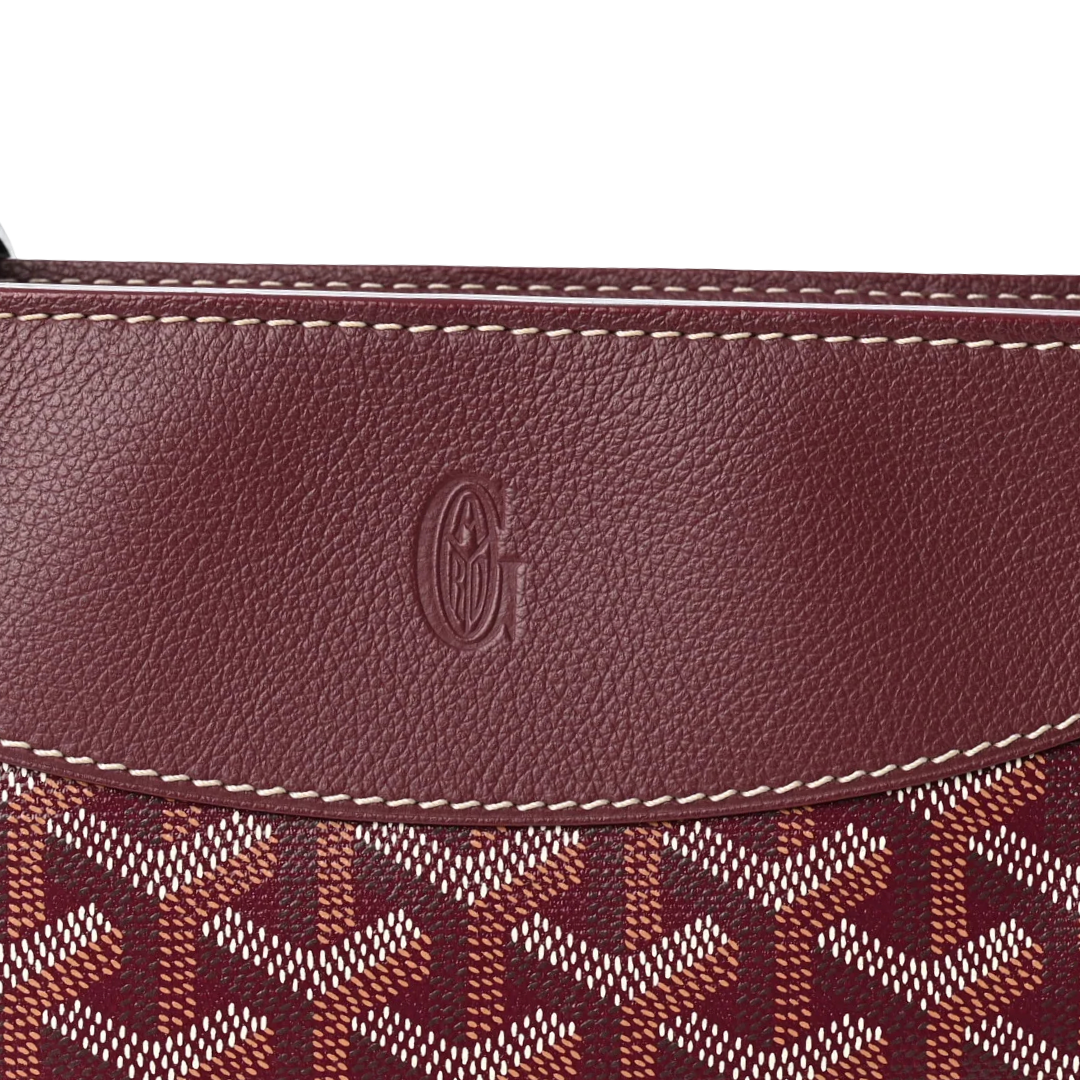 Goyard Goyardine Hirondelle Bag- SHW/ Burgundy