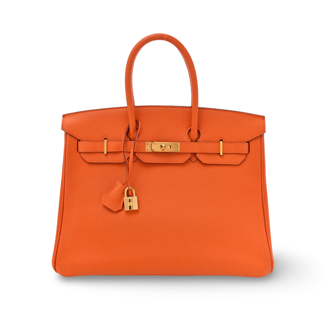 Hermes Togo Birkin 35 - GHW / Orange
