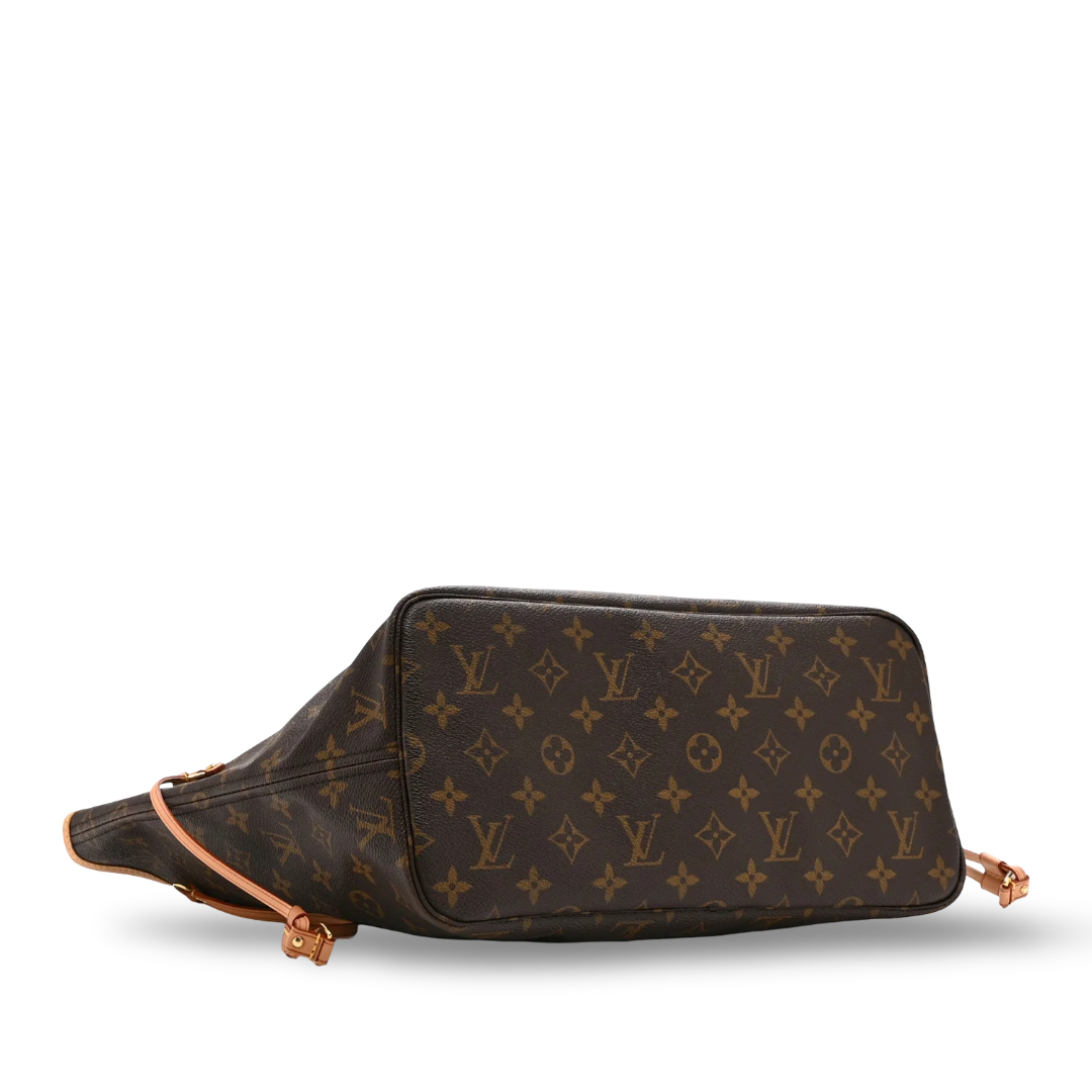 Louis Vuitton Monogram MM Neverfull Bag - GHW/ Brown