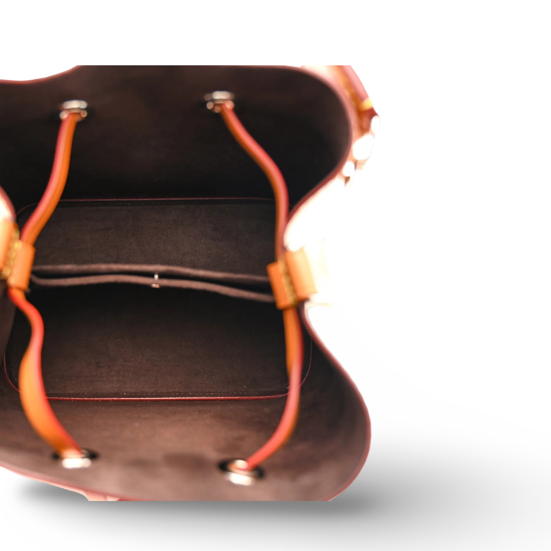Louis Vuitton Epi BB Neo Neo Bucket Bag With Logo Jacquard Strap - GHW / Brown